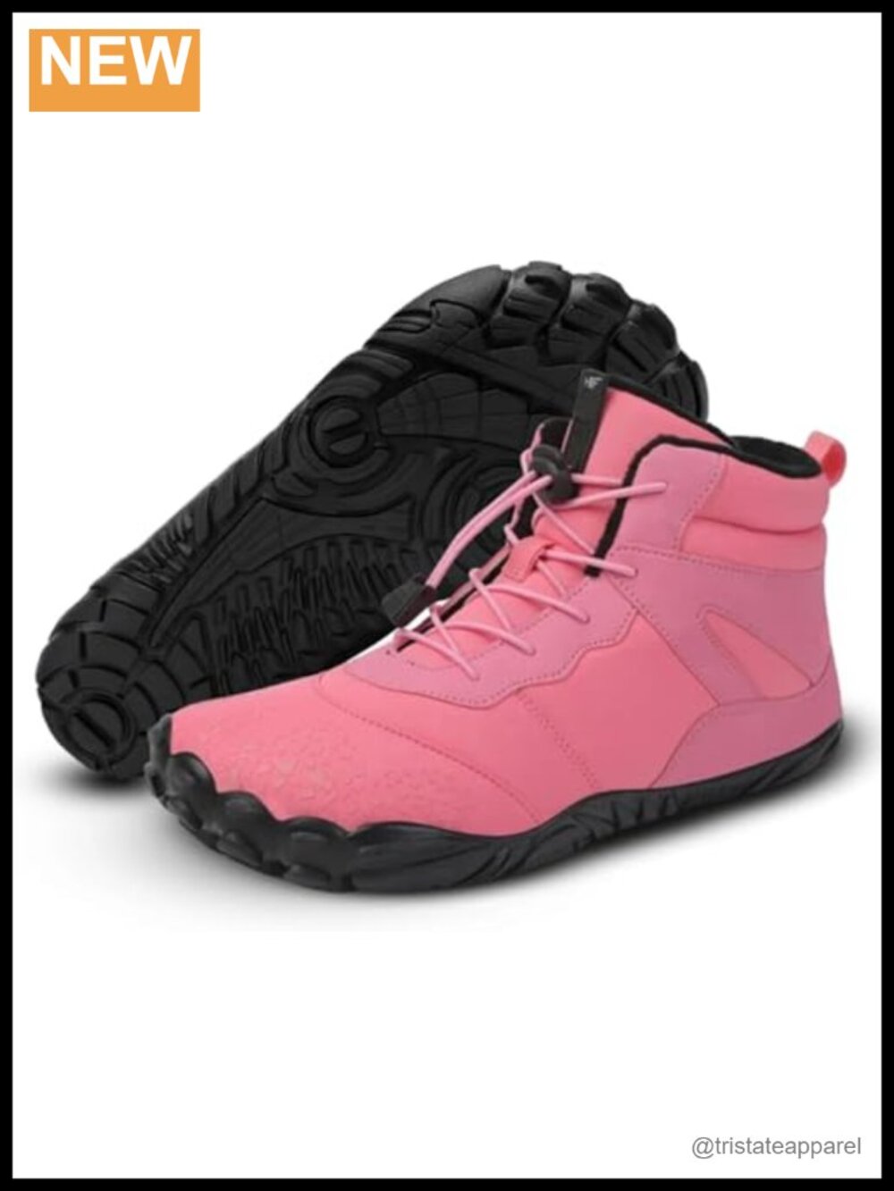Women's Barefoot Winter Boots Wide Toe Box Non-Slip Rubber Sole